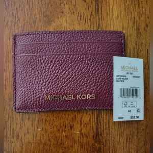 Michael Kors leather card holder